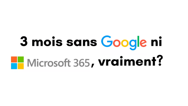 Sortir des GAFAM quand on crée sa boîte, ou comment faire des compromis